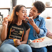 サッカーとピザ Tシャツ