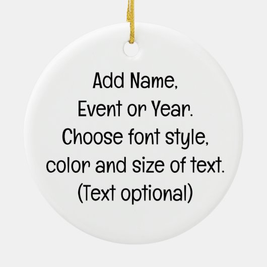 サッカーとヘルメットのクリスマス セラミックオーナメント (裏面)