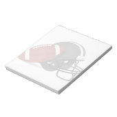 サッカーとヘルメット ノートパッド (回転)