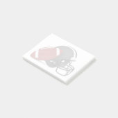 サッカーとヘルメット ポストイット (アングル)