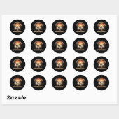 サッカーと家事の間 マウンテンバイクのパパ ラウンドシール (シート)