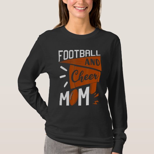 サッカーと応援ママ母の日 Tシャツ (正面)
