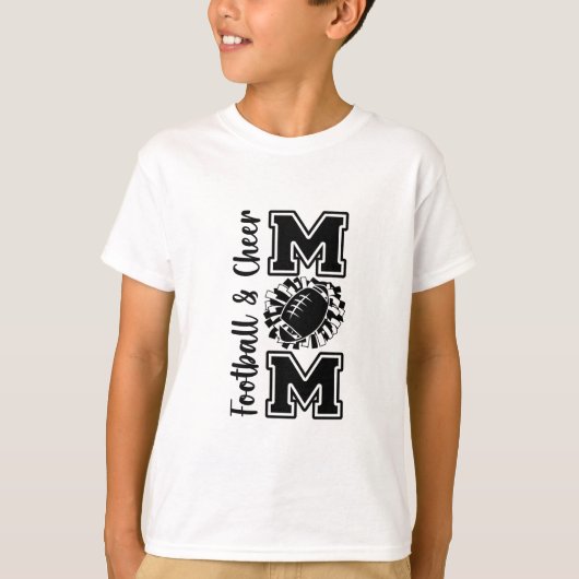 サッカーと応援ママ Tシャツ (正面)