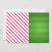 サッカーと消防士の共同パーティー招待 招待状 (裏面)