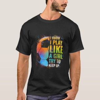 サッカーについていくのが精一杯なプレーヤーです Tシャツ