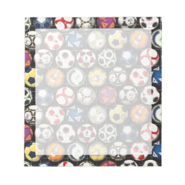 サッカーにはボールが遊掛かる ノートパッド