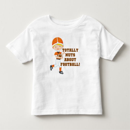 サッカーに夢中である トドラーTシャツ (正面)