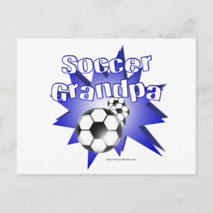 サッカーのおじいちゃん ポストカード