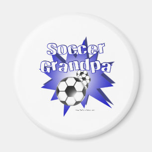 サッカーのおじいちゃん マグネット