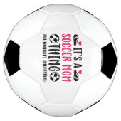 サッカーのお母さんだって分からないもの サッカーボール (回転)