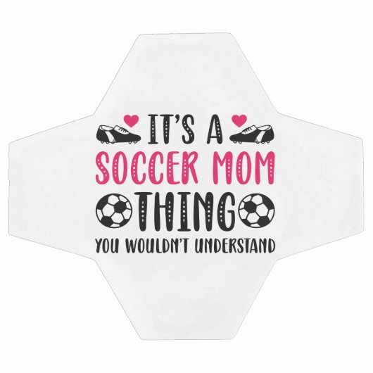 サッカーのお母さんだって分からないもの サッカーボール (フラット)