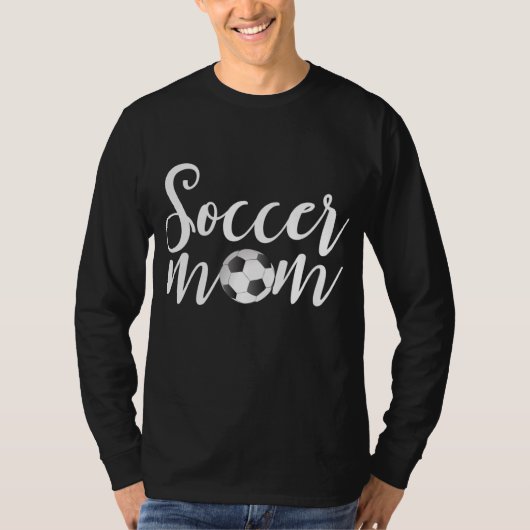 サッカーのお母さんのお母さんの日のプレゼント Tシャツ (正面)