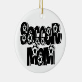 サッカーのお母さんのオーナメント セラミックオーナメント (右)