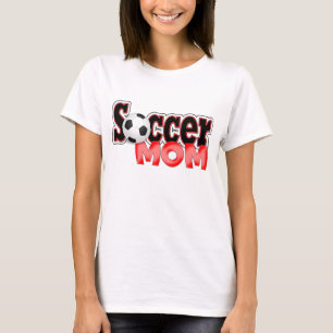 サッカーのお母さんのワイシャツ Tシャツ