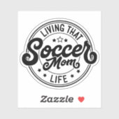 サッカーのお母さん生活 シール (シート)