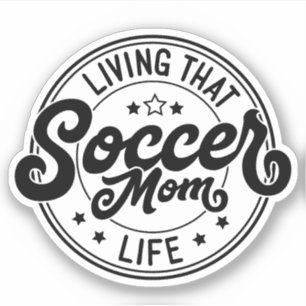 サッカーのお母さん生活 シール