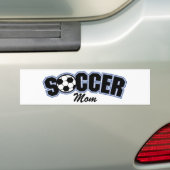 サッカーのお母さん バンパーステッカー (車上)
