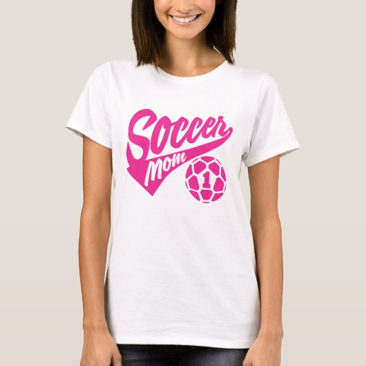 サッカーのお母さん Tシャツ (正面)