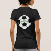 サッカーのお母さん Tシャツ (裏面)