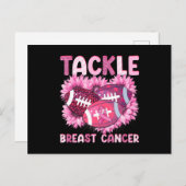 サッカーのがんピンクリボン乳がんAに取り組む ポストカード (正面/裏面)