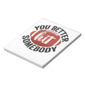 サッカーのことわざギフトおもしろいを誰かに当てなさい ノートパッド (回転)