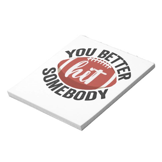 サッカーのことわざギフトおもしろいを誰かに当てなさい ノートパッド (回転)