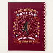 サッカーのない日は冗談みたいだ プランナー手帳 (裏面)