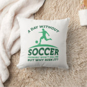 サッカーのない日 クッション (ブランケット)
