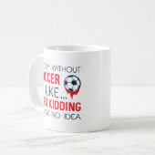 サッカーのない日 コーヒーマグカップ (正面左)