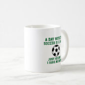 サッカーのない日 コーヒーマグカップ (正面右)