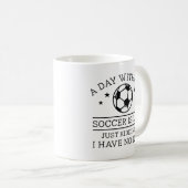 サッカーのない日 コーヒーマグカップ (正面右)