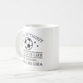 サッカーのない日 コーヒーマグカップ (正面左)