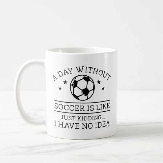 サッカーのない日 コーヒーマグカップ (左)