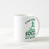 サッカーのない日 コーヒーマグカップ (正面右)