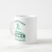 サッカーのない日 コーヒーマグカップ (正面左)