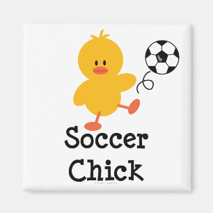 サッカーのひよこの磁石 マグネット