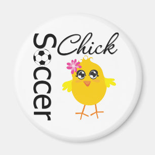 サッカーのひよこ マグネット