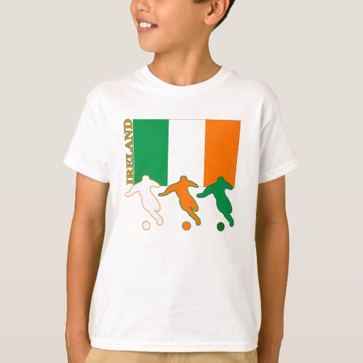 サッカーのアイルランドの軽いTシャツ Tシャツ (正面)