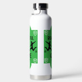 サッカーのアクセサリー ウォーターボトル (右面)