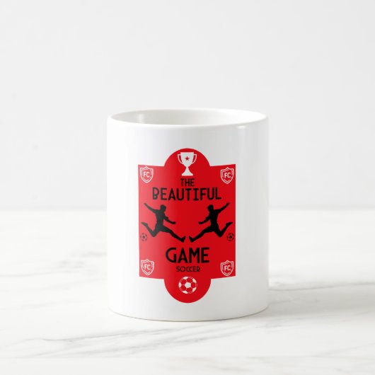 サッカーのアクセサリー コーヒーマグカップ (中央)