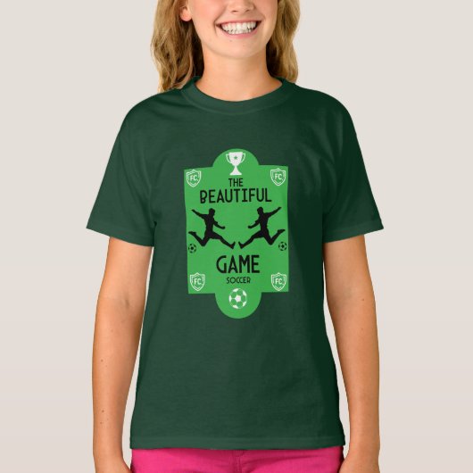 サッカーのアクセサリー Tシャツ (正面)