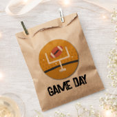 サッカーのアップライトすごいファン フェイバーバッグ (クリップ留めされた状態)