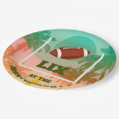 サッカーのアップライトパーティー ペーパープレート (アングル)