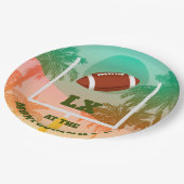 サッカーのアップライトパーティー ペーパープレート (アングル)