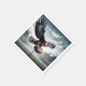 サッカーのイーグル スタンダードカクテルナプキン (角)