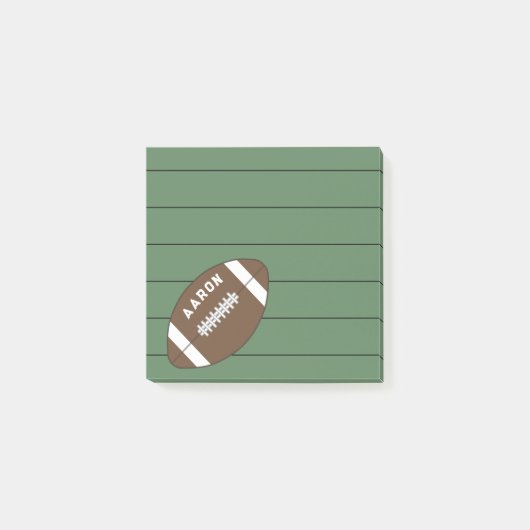 サッカーのオリジナルメモ帳ギフト ポストイット (正面)