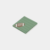 サッカーのオリジナルメモ帳ギフト ポストイット (アングル)