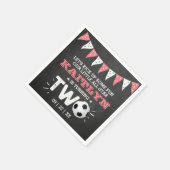 サッカーのオールスターボール2nd誕生日 スタンダードカクテルナプキン (角)
