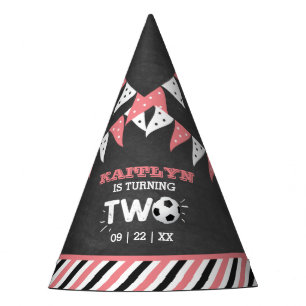 サッカーのオールスターボール2nd誕生日 パーティーハット