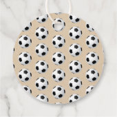 サッカーのオールスターボール2nd誕生日 フェイバータグ (裏面)